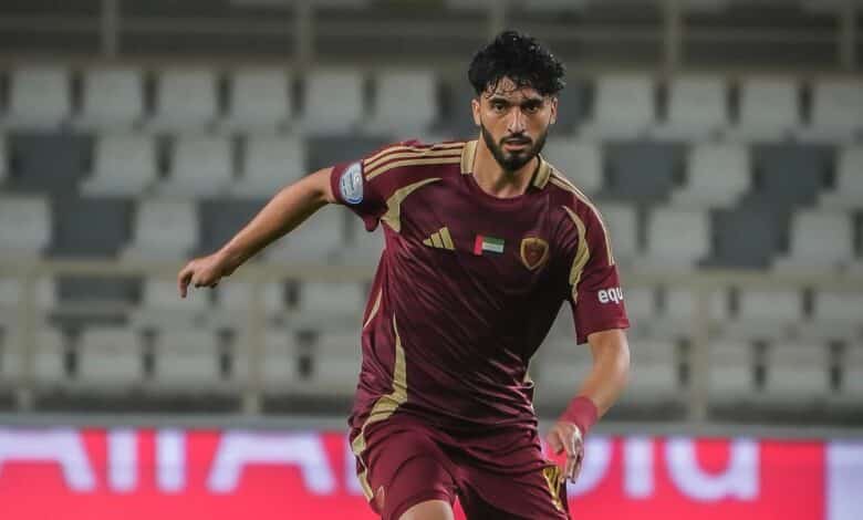 محمد قرباني لاعب الوحدة الإماراتي