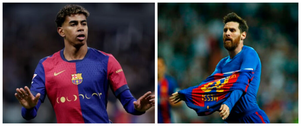 ليونيل ميسي - لامين يامال - برشلونة