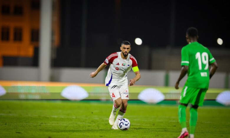 شاهين عبدالرحمن لاعب الشارقة - المصدر: الحساب الرسمي لنادي الشارقة