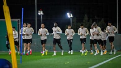 مران منتخب الإمارات - المصدر: الحساب الرسمي للاتحاد الإماراتي