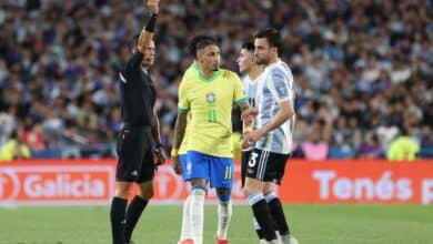 الأرجنتين ضد البرازيل - رافينيا - المصدر : Getty images