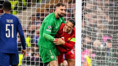 جيانلويجي دوناروما - فيرجيل فان دايك - ليفربول ضد باريس سان جيرمان (المصدر:Gettyimages)