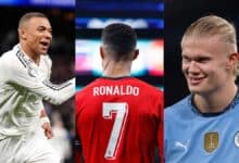 كريستيانو رونالدو - إرلينج هالاند - كيليان مبابي