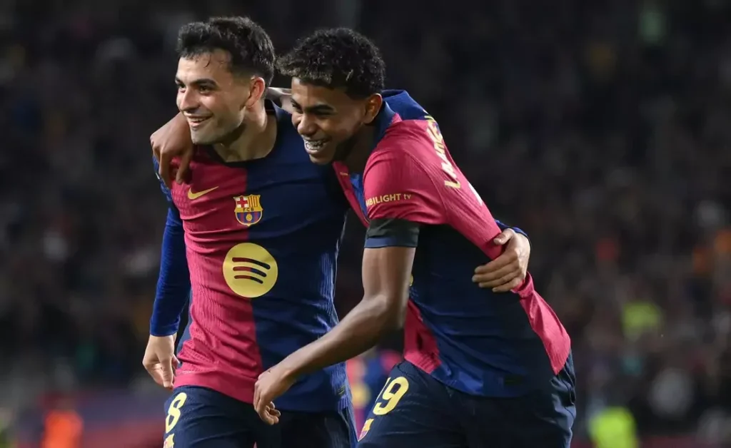 لامين يامال - بيدري - برشلونة تشكيل برشلونة ضد ريال مدريد في نهائي كأس ملك إسبانيا 2025