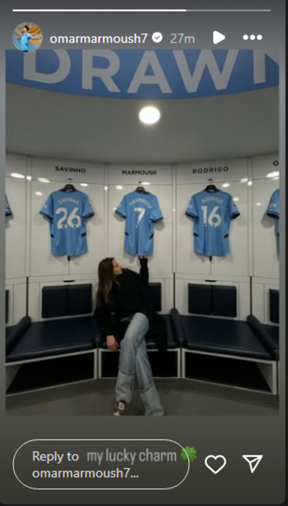 ستوري عمر مرموش على إنستجرام - جوليان الجباس