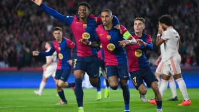 رافينيا - أليخاندرو بالدي - برشلونة ضد إنتر ميلان (المصدر:Gettyimages)