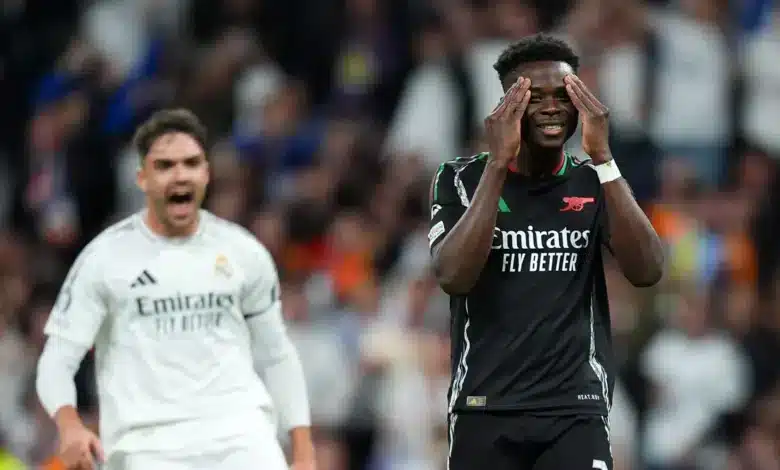 بوكايو ساكا - تشكيل أرسنال ضد مانشستر يونايتد