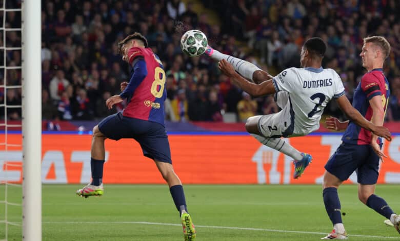 دينزل دومفريس - برشلونة ضد إنتر ميلان