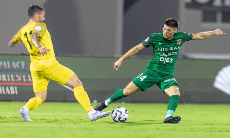 شباب الأهلي ضد كلباء