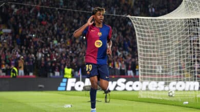 لامين يامال - برشلونة ضد دورتموند ( المصدر Getty images)