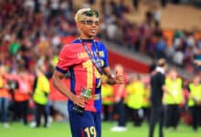 لامين يامال - برشلونة ضد ريال مدريد ( المصدر Gettyimages)