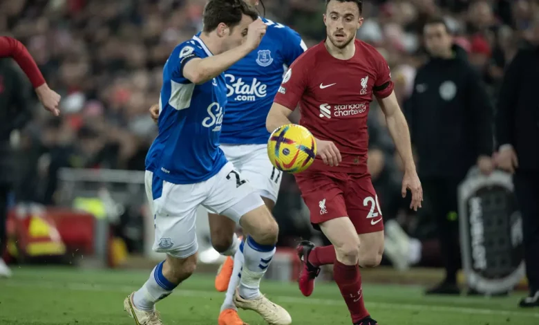 ديوجو جوتا - ليفربول - إيفرتون (المصدر:Gettyimages) القنوات الناقلة لمباراة ليفربول ضد إيفرتون