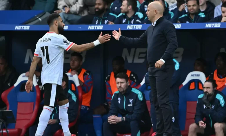 محمد صلاح - آرني سلوت - ليفربول (المصدر:Gettyimages)