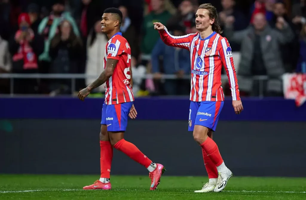 أتطوان جريزمان - أتلتيكو مدريد (المصدر:Gettyimages) تشكيل أتلتيكو مدريد ضد برشلونة في إياب كأس ملك إسبانيا 2025