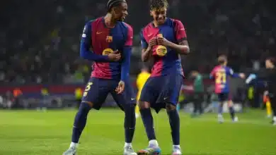 لامين يامال - أليخاندرو بالدي - برشلونة (المصدر:Gettyimages)