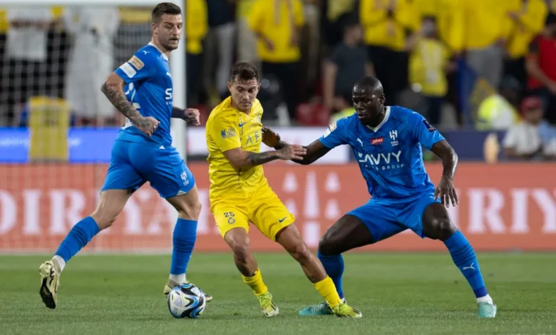 القنوات الناقلة لمباراة الهلال ضد النصر بالجولة 26 في الدوري السعودي