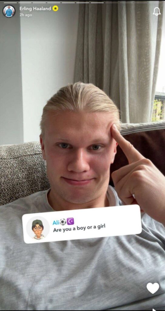 ستوري هالاند على سناب شات