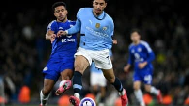 عمر مرموش - مانشستر سيتي ضد ليستر سيتي