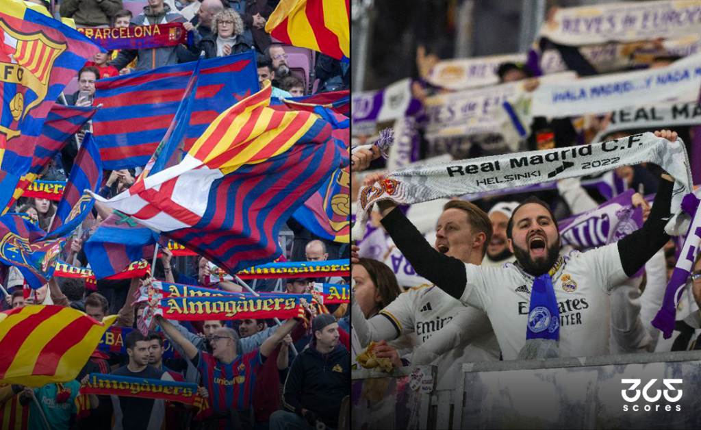 جماهير ريال مدريد وبرشلونة