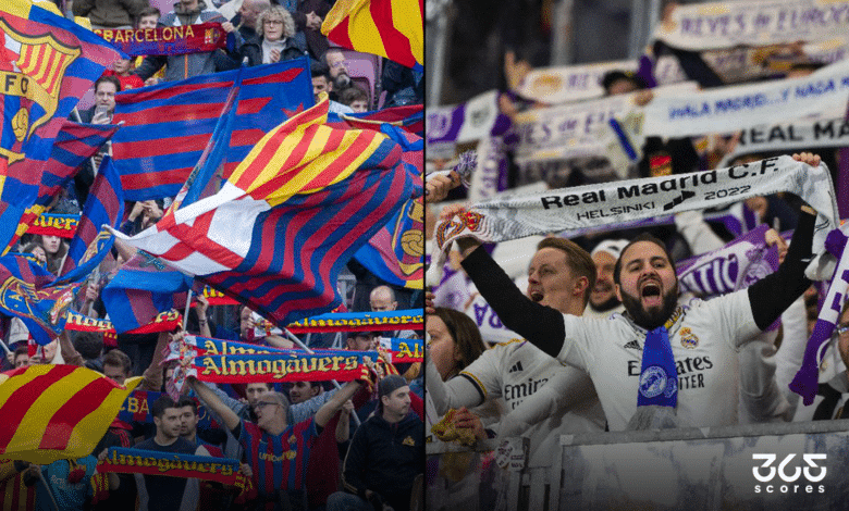 جماهير ريال مدريد وبرشلونة