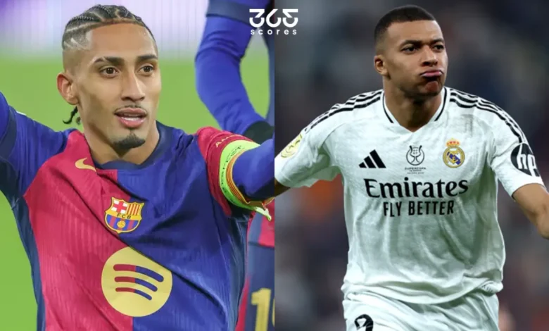 موعد مباراة ريال مدريد اليوم ضد برشلونة في كلاسيكو الدوري الإسباني