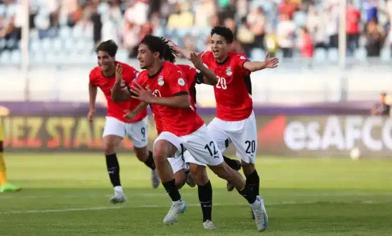 تشكيل مصر ضد المغرب في نصف نهائي أمم إفريقيا تحت 20