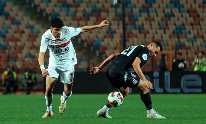 أحمد الجفالي - الزمالك ضد زد