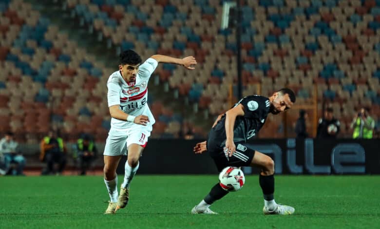 أحمد الجفالي - الزمالك ضد زد