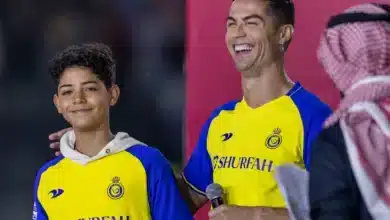 كريستيانو رونالدو - كريستيانو جونيور - المصدر: gettyimages