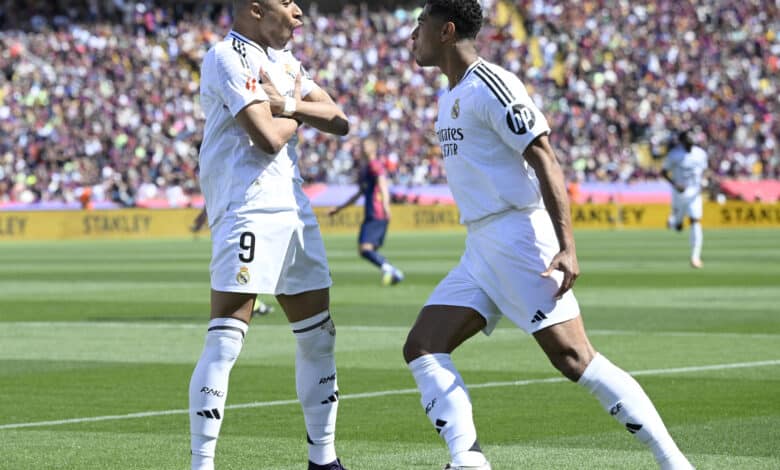 كيليان مبابي - جود بيلينجهام - ريال مدريد ضد برشلونة