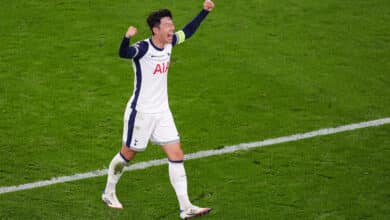 سون هيونج مين - توتنهام ضد مانشستر يونايتد - الدوري الأوروبي (المصدر:Gettyimages)