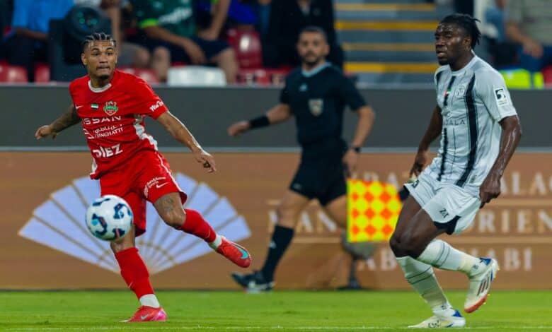 شباب الأهلي ضد الجزيرة