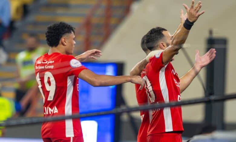 شباب الأهلي ضد الجزيرة