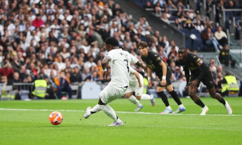 فينيسيوس جونيور - ريال مدريد تشكيل ريال مدريد ضد سيلتا فيجو بالجولة 34 في الدوري الإسباني