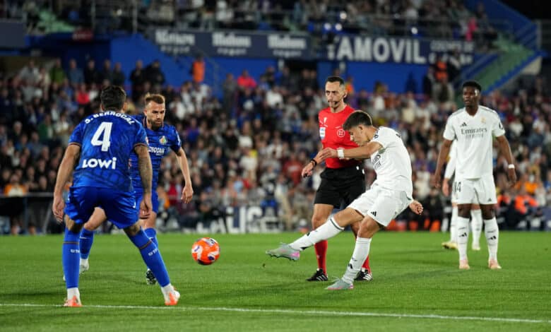 أردا جولر - ريال مدريد (المصدر:Gettyimages) القنوات الناقلة لمباراة ريال مدريد ضد سيلتا فيجو بالجولة 34 في الدوري الإسباني