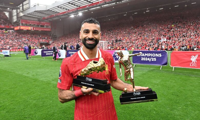 محمد صلاح - ليفربول - الحذاء الذهبي - أفضل صانع ألعاب