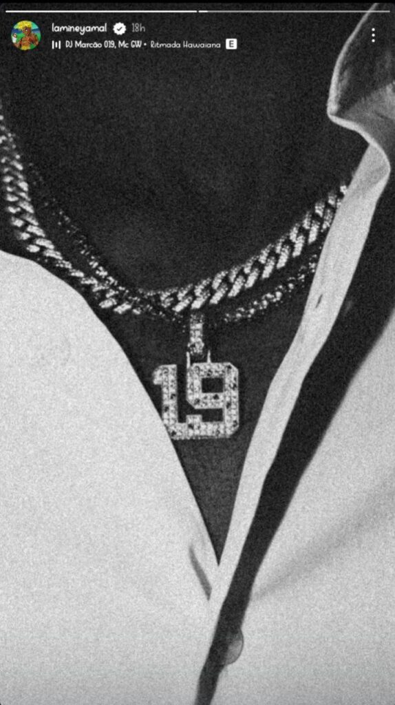 ستوري لامين يامال على إنستجرام