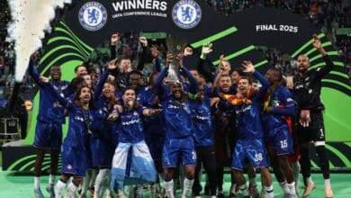 تتويج تشيلسي بدوري المؤتمر الأوروبي 2025 (المصدر:Gettyimages)