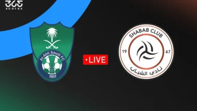 مباشر مباراة الأهلي ضد الشباب في الدوري السعودي