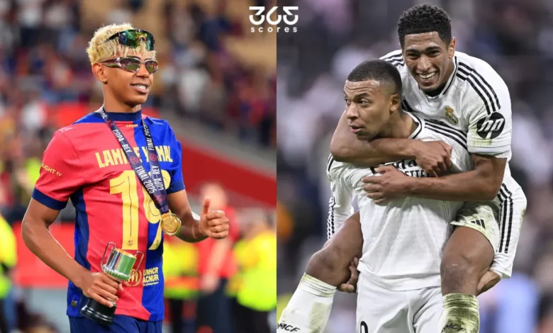 تاريخ برشلونة ضد ريال مدريد في الدوري الإسباني