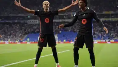 لامين يامال - أليخاندرو بالدي - برشلونة (المصدر:Gettyimages)