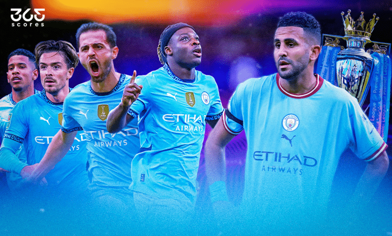 مقارنة رياض محرز ولاعبي مانشستر سيتي