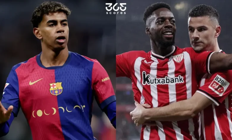 معلومات عن مباراة أتلتيك بيلباو ضد برشلونة في الليجا