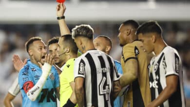 طرد نيمار مع سانتوس