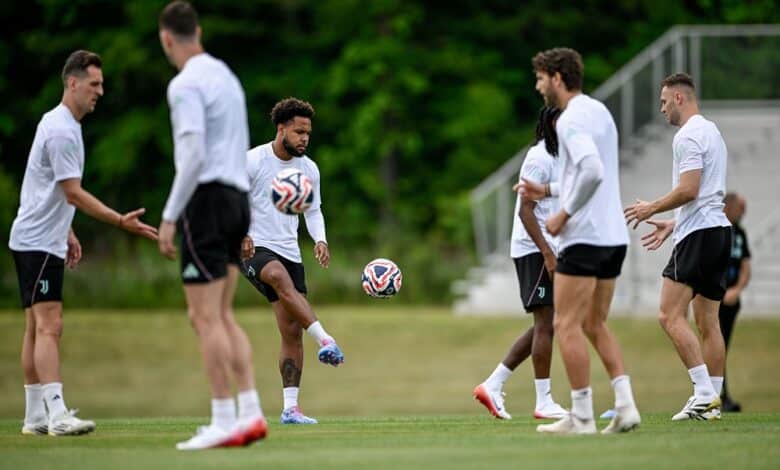 فريق يوفنتوس - المصدر: الحساب الرسمي لنادي يوفنتوس الإيطالي