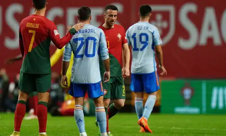 القنوات الناقلة لمباراة البرتغال ضد إسبانيا في دوري الأمم الأوروبية