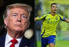 كريستيانو رونالدو - دونالد ترامب رئيس أمريكا