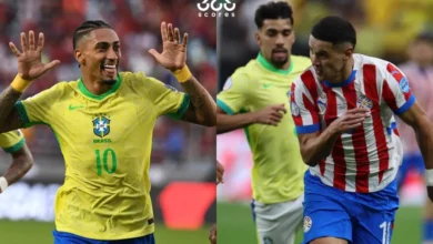 معلومات عن مباراة البرازيل ضد باراجواي في تصفيات كأس العالم