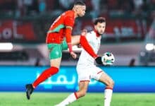 يوسف النصيري - منتخب المغرب (تصوير عمر الناصري)