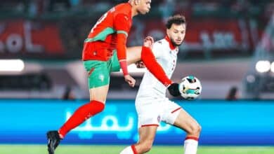 يوسف النصيري - منتخب المغرب (تصوير عمر الناصري)